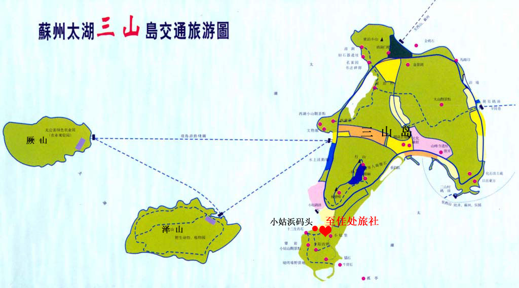 苏州三山岛地图